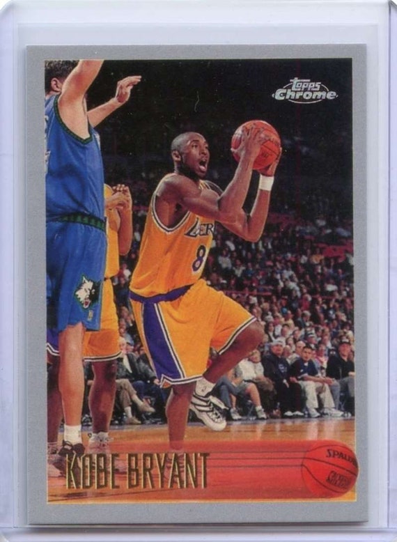 Kobe Bryant Rookie Card 1996-97 Topps Chrome Reprint #138 Los Angeles Lakers