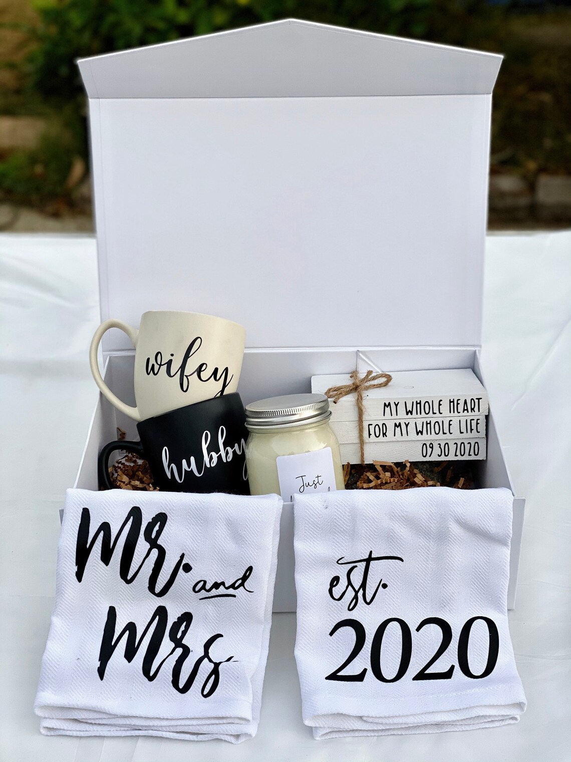 Newlywed Gift Box Engagement Gift Box Couple Gift Box Mr & Etsy