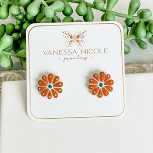 La Margarita | polymer clay earrings | handmade | hypoallergenic | lightweight.