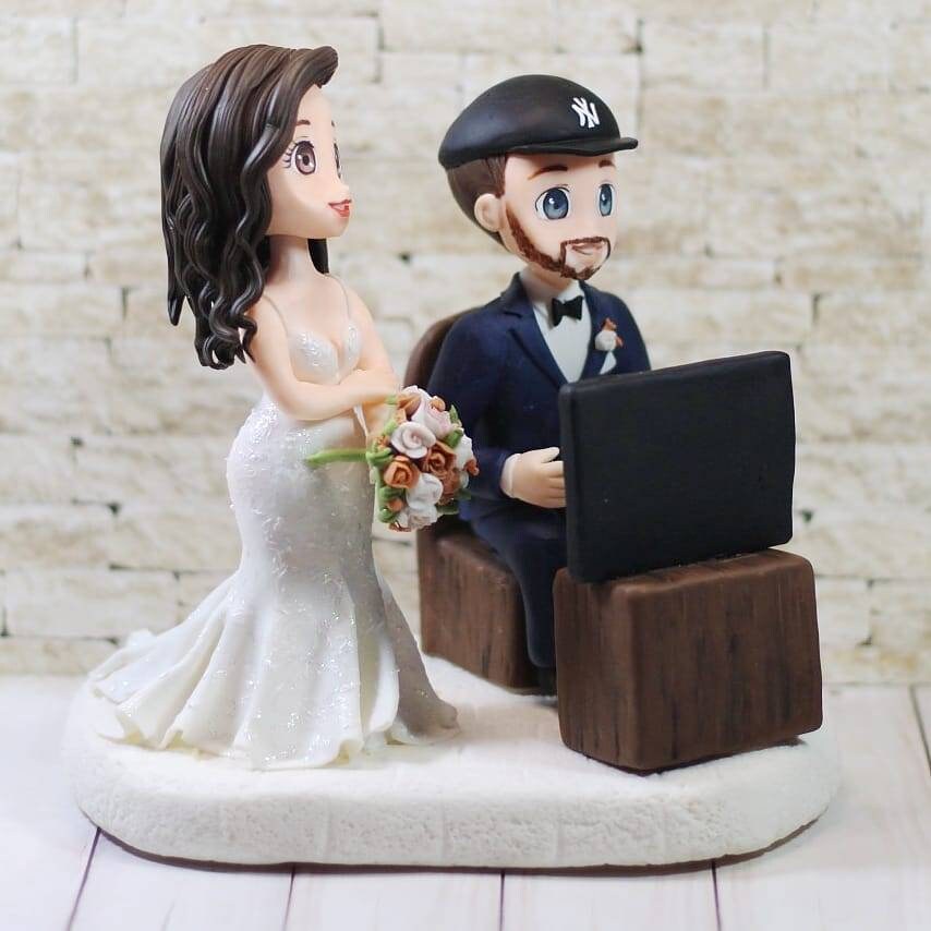 Gaming Cake Topper Gamer Wedding Cake Topper Xbox Controller Etsy