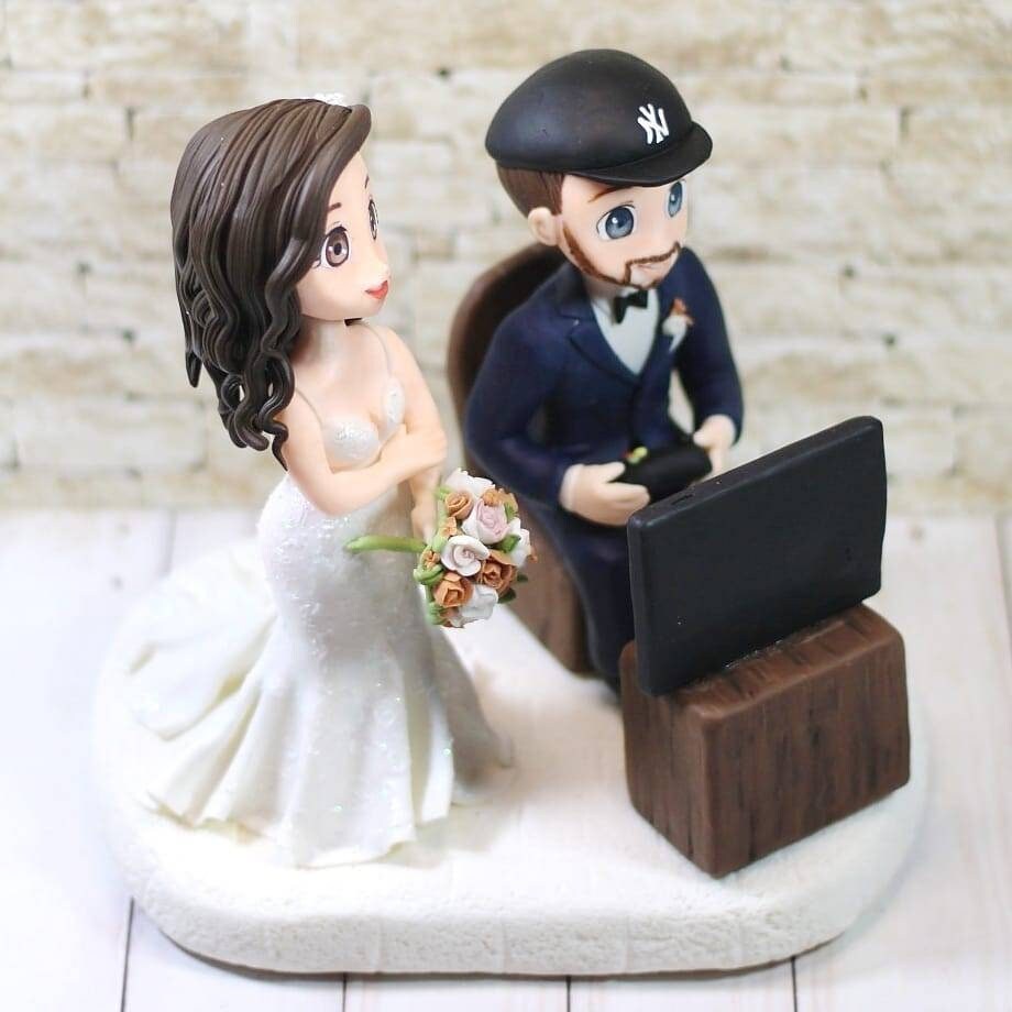 Gaming Cake Topper Gamer Wedding Cake Topper Xbox Controller Etsy