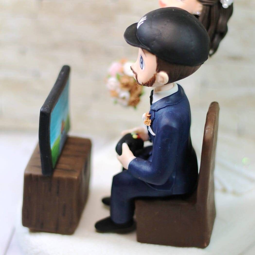 Gaming Cake Topper Gamer Wedding Cake Topper Xbox Controller Etsy