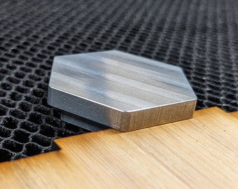 Hex Metal Magnetic Hold Downs: Laser Cutting, USA-Made