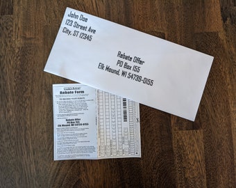 Custom Rebate Envelopes | Gift for Him| Personalized Funny Menards Gift