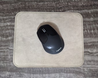 Premium Distressed Leather Mouse Pad | Aesthetic Desk Accessory