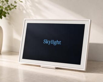 No-Drill Tabletop Stand Compatible with Skylight Calendar 15" | Space-Saving Counter Stand | Mount Base