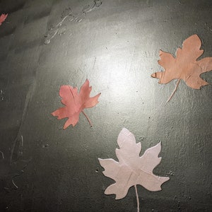 Reusable Fall Stencils | Leaf Stencils | Wall Stencils | Embossed Wall