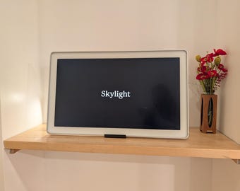 No-Drill Tabletop Stand Compatible with Skylight Calendar Max 27" | With or Without Shadow Box | Mount Base