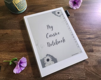 Cursive Practice Notebook: Alphabet & Words (Digital Files)