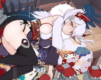 Stampa A4 Fanart Kimono Azurlane Prinz Eugen
