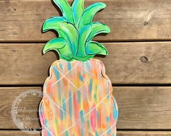 summer Pineapple Door hanger