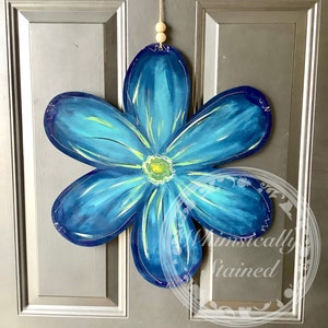 Flower door hanger |  Spring Door Hanger | Summer Door Hanger | Colorful | whimsy Door Hanger | Sunflower Door Hanger