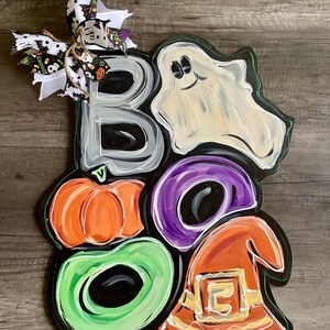 Boo Door Hanger | Halloween Door Hanger |  Halloween Decor | Ghost Door Hanger | Fall Door Hanger | Fall Decor  | Witch | Spooky | Ghost