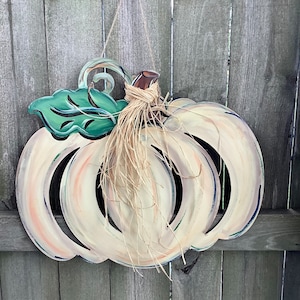 Fall Wooden Door Hanger | Pumpkin Stacked Door Hanger | Fall Decor | Fall Door Sign | Hello Fall Hanger | Fall | Autumn | Pumpkin Spice |