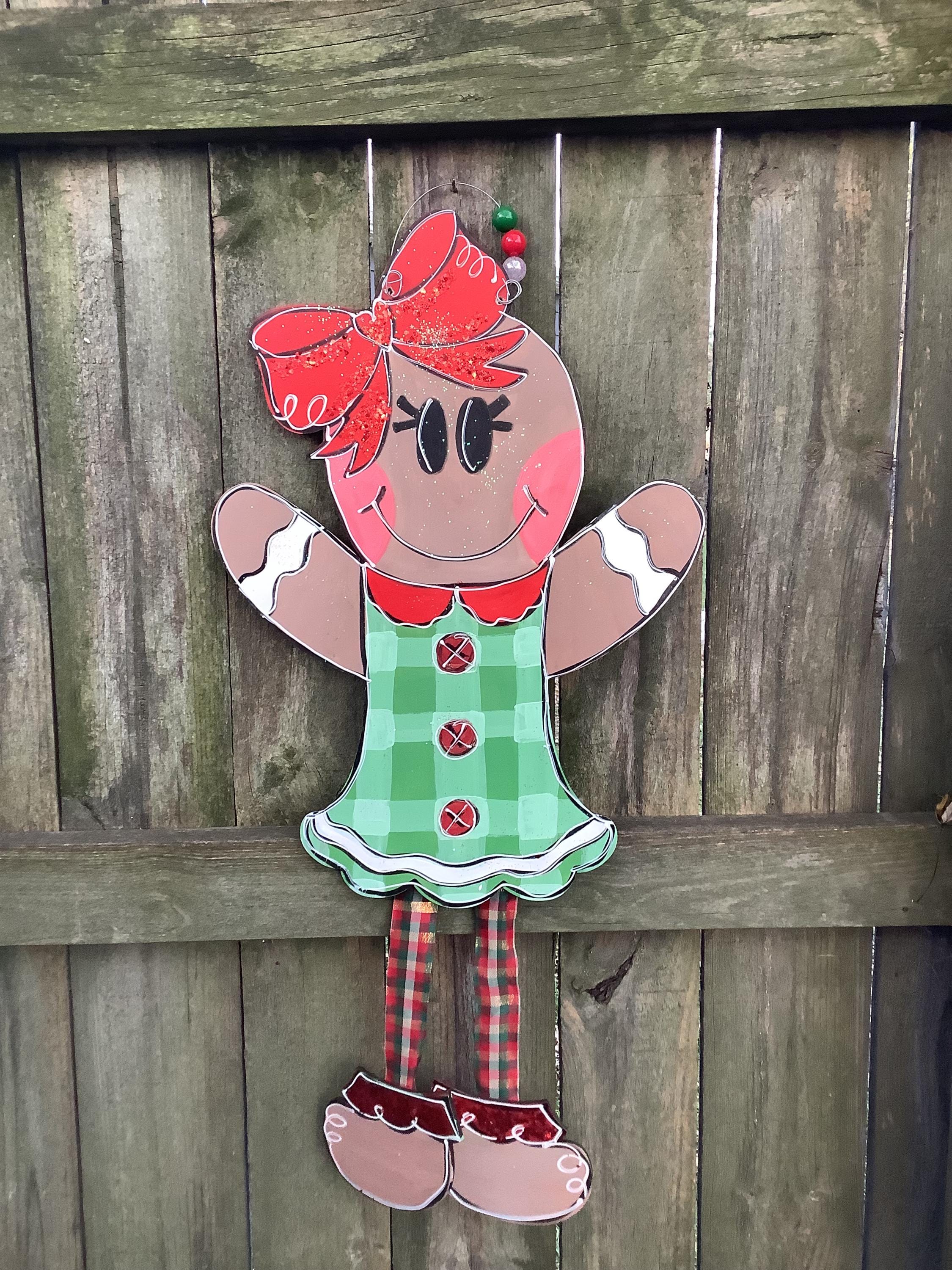 Gingerbread House Door Hanger | Christmas Door Hanger | Holiday Door ...