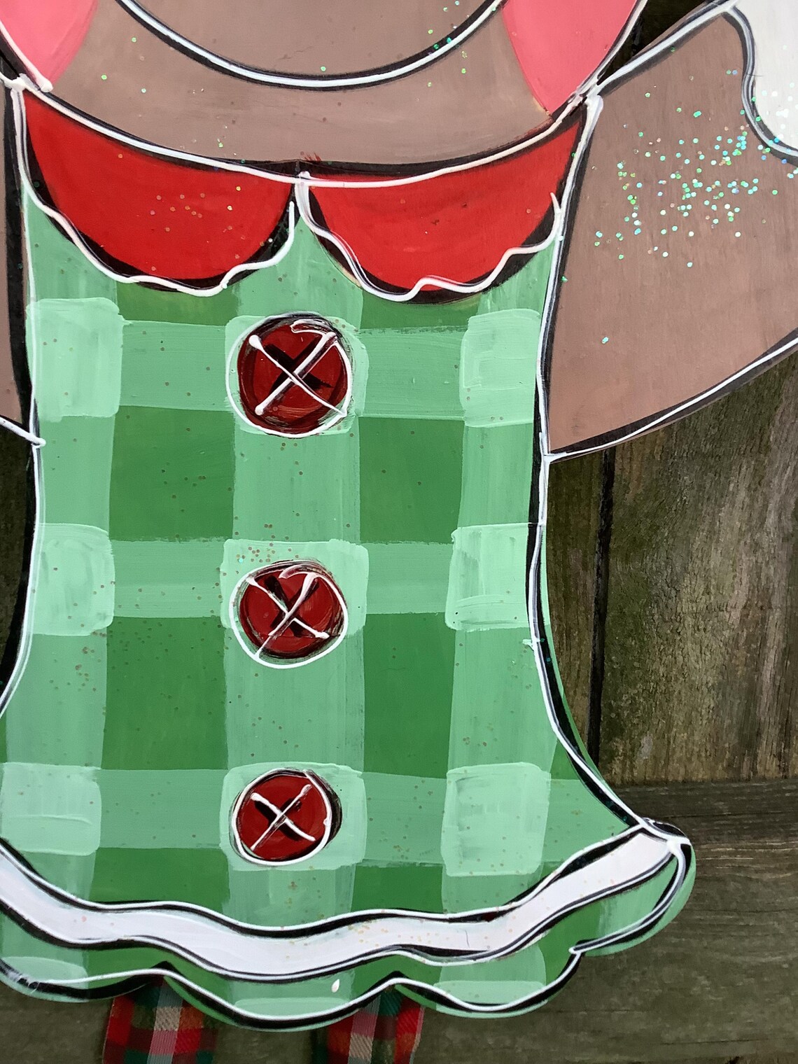 Gingerbread House Door Hanger | Christmas Door Hanger | Holiday Door ...
