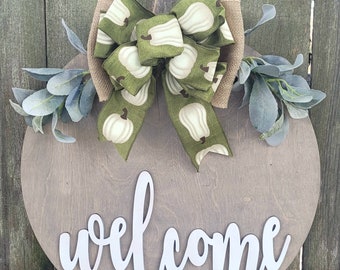 Fall Door Hanger | Hello Fall | Autumn Door Hanger | Pumpkin Door Hanger | Rustic Pumpkin | vintage fall | Door Hanger | It’s fall yall