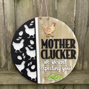 Hello flower door hanger- Spring Door- Summer door- Whimsical flower door hanger
