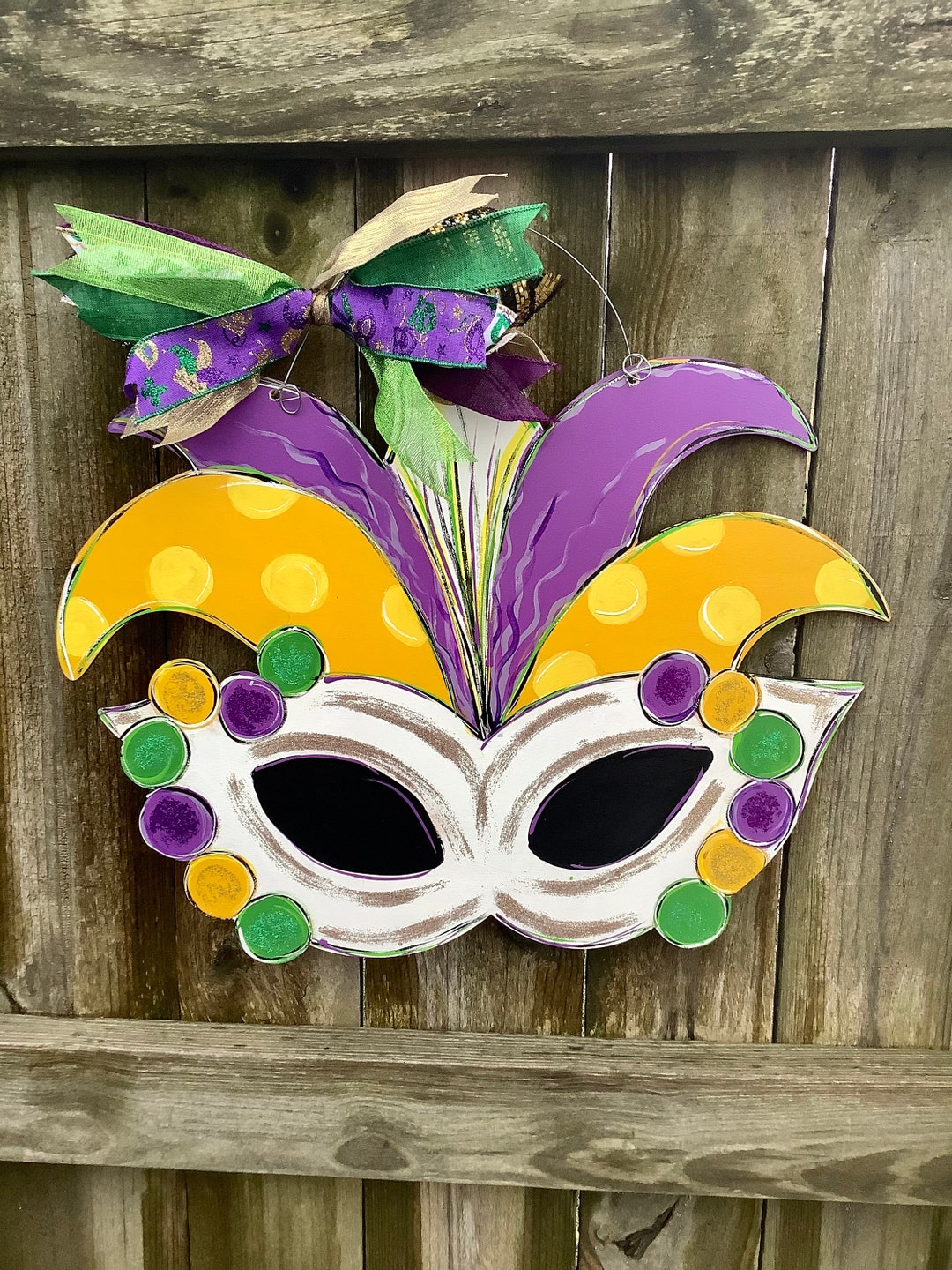 Mardi Gras Ladder Door Hanger main image 1