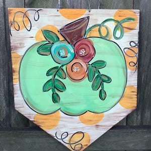 Fall pumpkin Door Hanger | Pumpkin Stacked Door Hanger | Fall Decor | Fall Door Sign | Hello Fall Hanger | Pumpkin Spice |