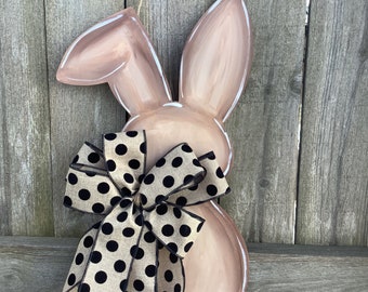 Easter Door Hanger- Bunny Door Hanger- Spring Door Hanger- Personalized  Door Hanger