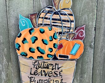 Fall Wooden Door Hanger | Pumpkin Door Hanger | Fall Decor | Fall Door Sign | Halloween Hanger | it’s Fall Ya’ll | Autumn | Pumpkin Spice |