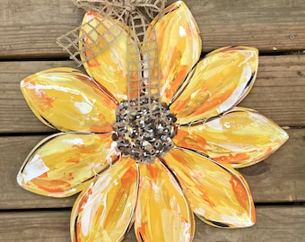 Sunflower Door Hanger | Sunflower | Spring Door Hanger | Flower | Door Hanger | summer door hanger | Fall Door Hanger