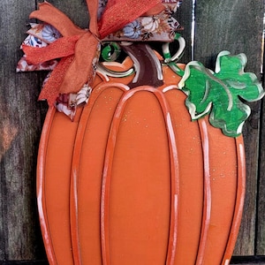 Fall Wooden Door Hanger | Pumpkin Stacked Door Hanger | Fall Decor | Fall Door Sign | Hello Fall Hanger | Fall | Autumn | Pumpkin Spice |