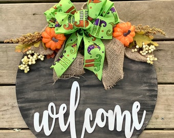 Fall Door Hanger | Hello Fall | Autumn Door Hanger | Pumpkin Door Hanger | Rustic Pumpkin | vintage fall | Door Hanger | It’s fall yall