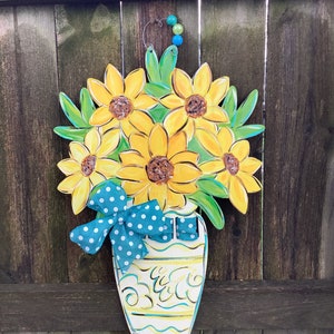 Hello flower door hanger | Spring Door hanger | Summer door hanger | flower door hanger | welcome door hanger