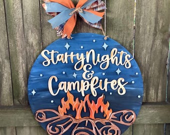 Fall Door Hanger - Pumpkin Door Decor - Autumn Door Sign - Thanksgiving Door Hanger - Fall Wreath - scarecrow door hanger