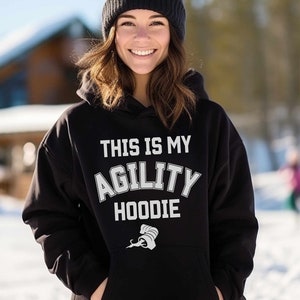 Dog Agility Sweatshirt, Dog Agility Gift, Dog Sports Mom, Agility Dog Shirt, Sports Dog Shirt, Training with Dog Shirt