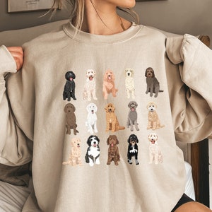Doodle Dog Mom Sweatshirt, Doodle Shirt, Gift for Doodle Mom, Goldendoodle Gifts, Labradoodle Gifts, Dog Mom Gifts, Doodle Shirt, Dog Lover
