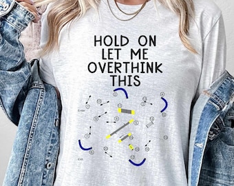 Funny Dog Agility T-Shirt: Overthink Course Map, Dog Sports Gift