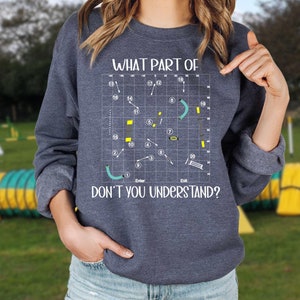 Hunde Agility Shirt, was Teil von, Hundesport, Agility Geschenk, Hundetraining, Agility Kurs Karte, Training mit Hund, Sporthund, Agility Sweatshirt