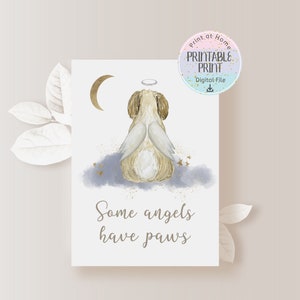 Carte de sympathie pour animaux de compagnie imprimable, carte de condoléances pour chien, sympathie pour animaux de compagnie, carte de sympathie pour chien, perte de chien, - TÉLÉCHARGEMENT INSTANTANÉ