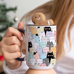 Crazy Cat Lady Mug, Cat Mug Cat Lover Gift, Cute Cat Mug, Cat Lover Gift, Black Cat, Funny Cat Mug, Cat Cup 15oz