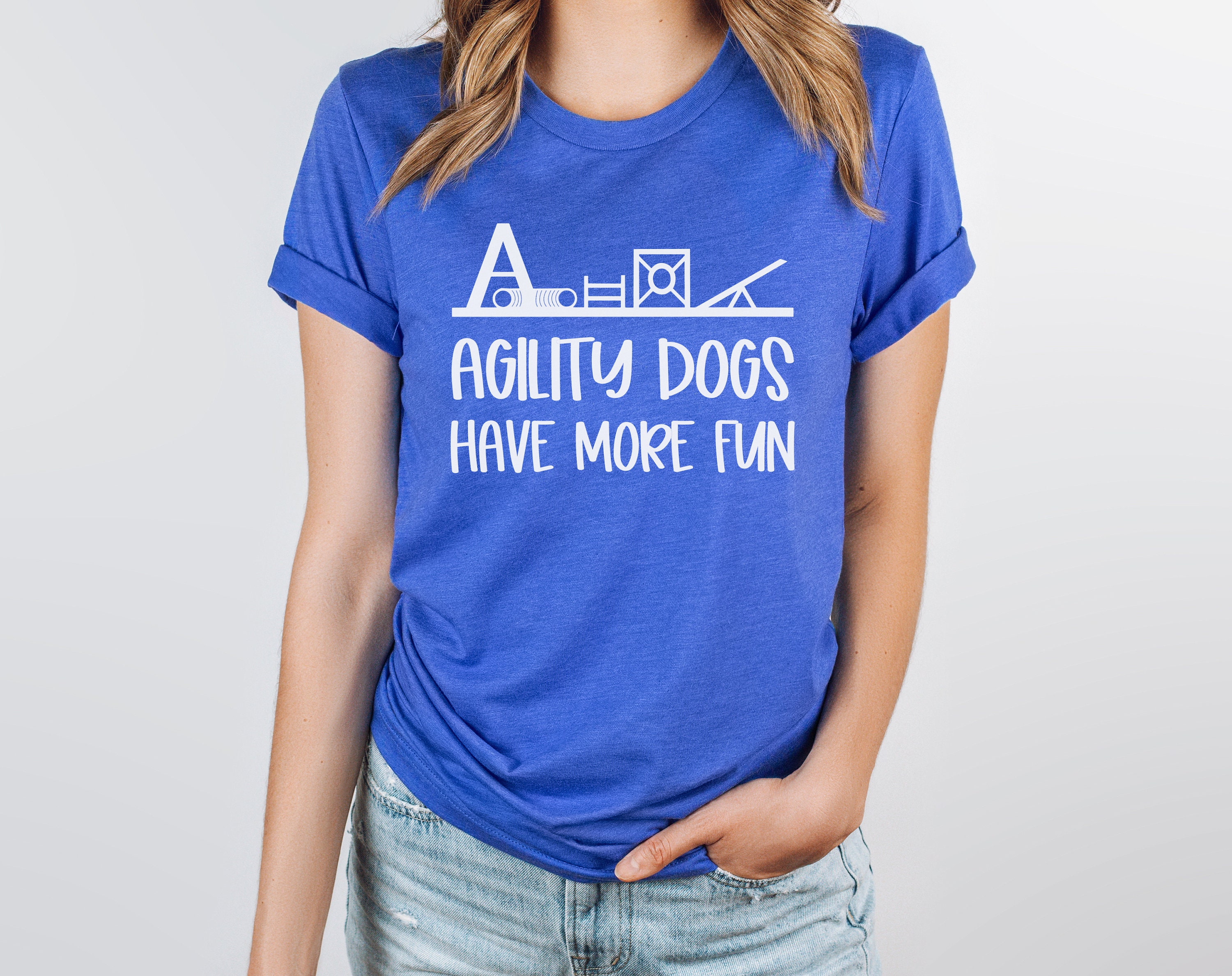 Agility Dogs Have More Fun Shirt Dog Agility Clothing Border Etsy