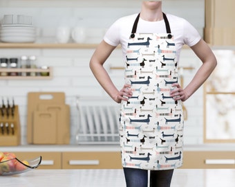 Dachshund Apron: Polyester Dog Lover Gift