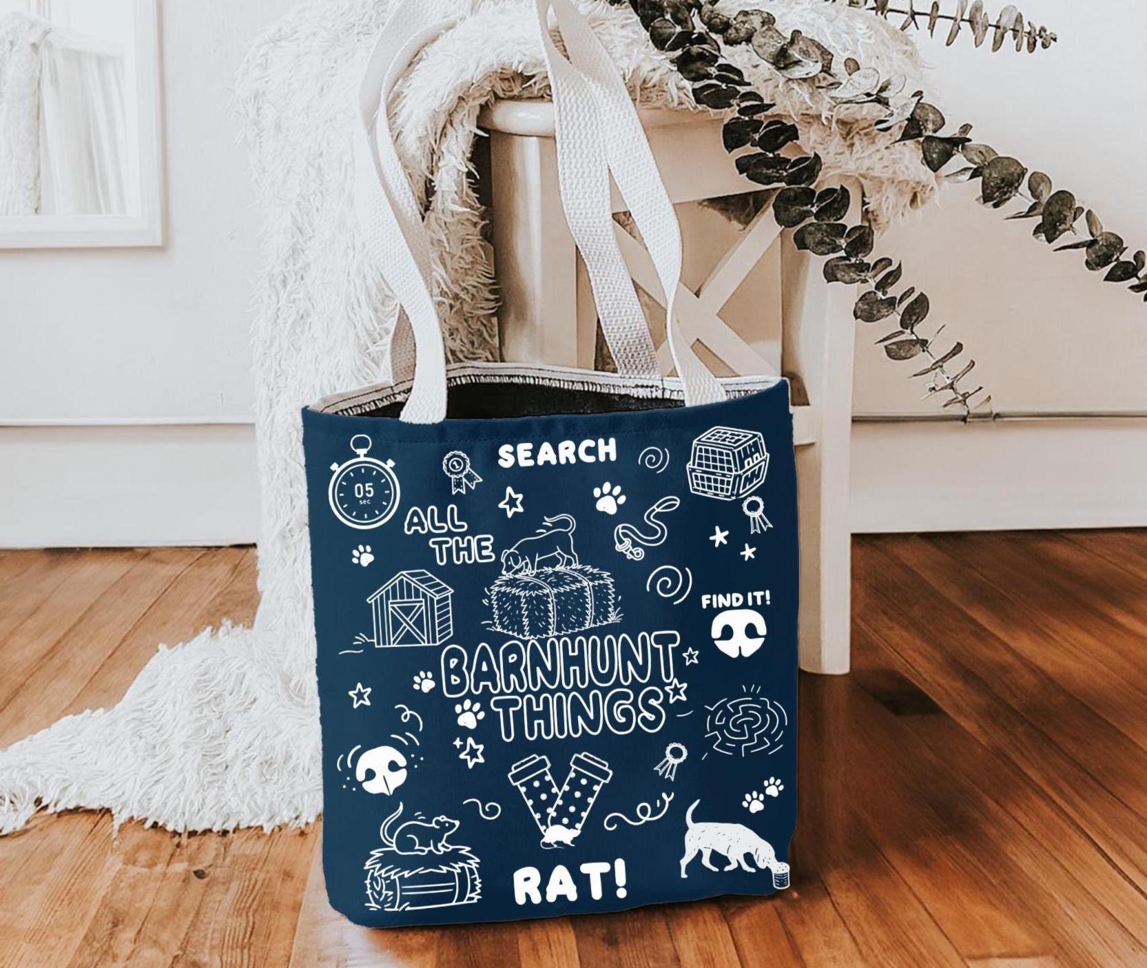 Barn Hunt Tote Bag, Dog Sports Bag, Barn Hunt Gift,scent Work Tote