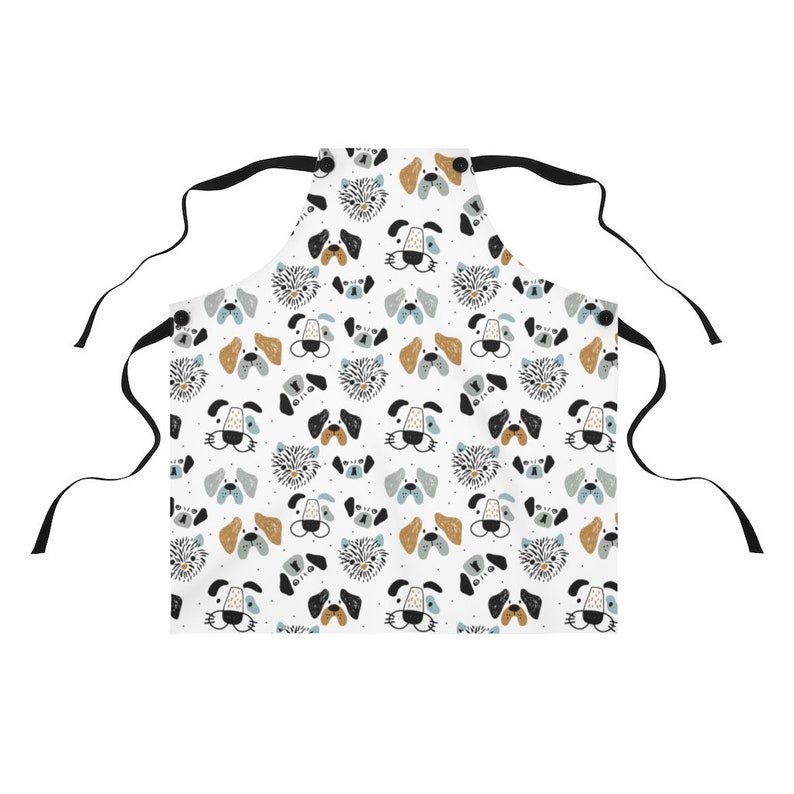 Dog Apron Baking Apron Kitchen Apron Cute Dog Apron Apron Etsy