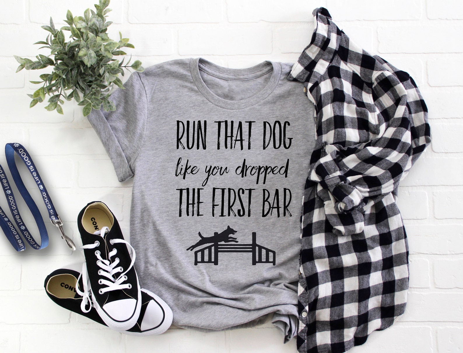 Dog Agility T Shirt Run That Dog Like You Dropped the First Etsy
