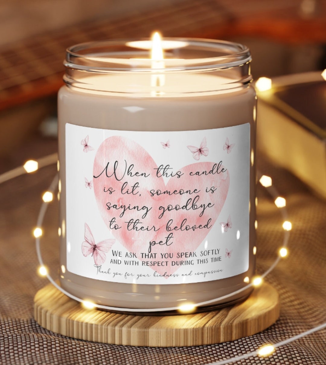 Veterinarian Euthanasia Candle, Euthanasia in Progress Sign, Vet Office