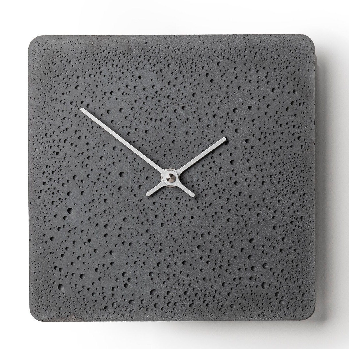 Small Square Wall Clock SL200205 - Small Concrete Clock, Slate Clock ...