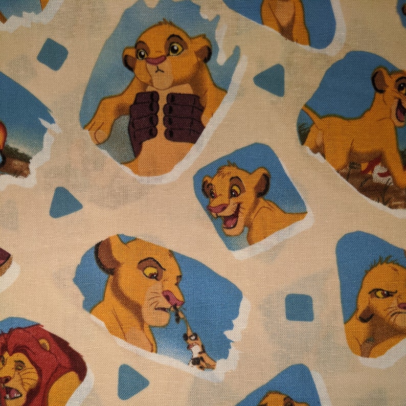 Lion King Fabric Options Lion King Kids Fabric Washable | Etsy