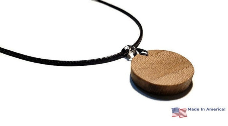 Pisces Zodiac Sign Necklace \u2022 Astrological Symbol Pendant \u2022 Handmade Jewelry Wooden Rune Charm \u2022 Personalized Engraving Bead Options