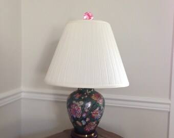 NEW MOTHER  OF  PEARL  ELECTRIC  LIGHTING  LAMP  SHADE  FINIAL 