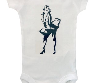 Marilyn Monroe Baby Bodysuit