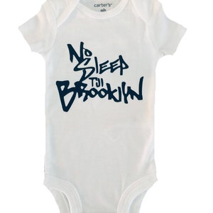 Beastie Boys No Sleep Till Brooklyn Funny Baby Bodysuit