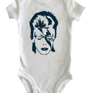 David Bowie Baby Bodysuit